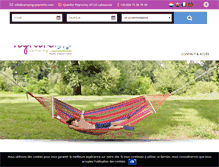 Tablet Screenshot of camping-peyroche.com